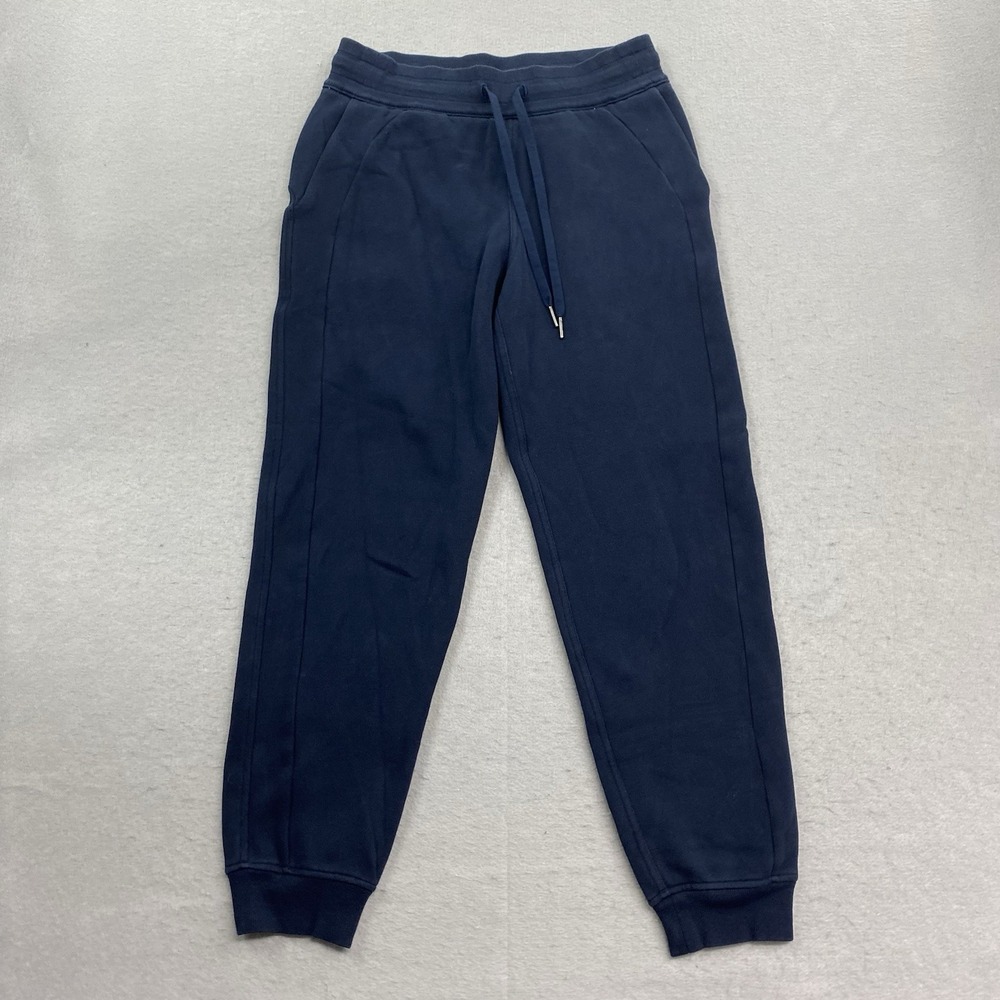 Lululemon Scuba Jogger Womens 6 Blue Drawstring Training Running Athleisure